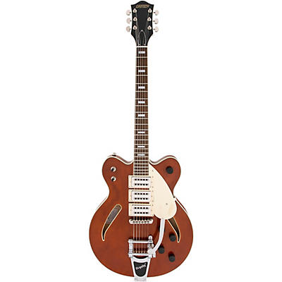 Gretsch Guitars G2627t Streamliner Center Block 3-Pickup Cateye With Bigsby Electric Guitar Single Barrel Stain for sale