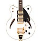 Gretsch Guitars G2627T Streamliner Center Block 3-Pickup "Cateye" With Bigsby Electric Guitar White thumbnail