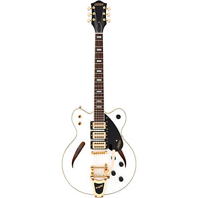 Gretsch Guitars G2627t Streamliner Center Block 3-Pickup Cateye With Bigsby Electric Guitar White for sale