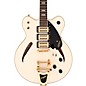 Gretsch Guitars G2627T Streamliner Center Block 3-Pickup Cateye With Bigsby Electric Guitar Vintage White thumbnail