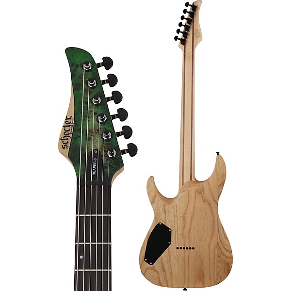 Open Box Schecter Guitar Research Reaper-6 6-String Electric Guitar Level 1 Forest Burst
