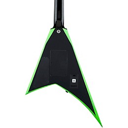 Jackson X Series Rhoads RRX24 Electric Guitar Black with Neon Green Bevels