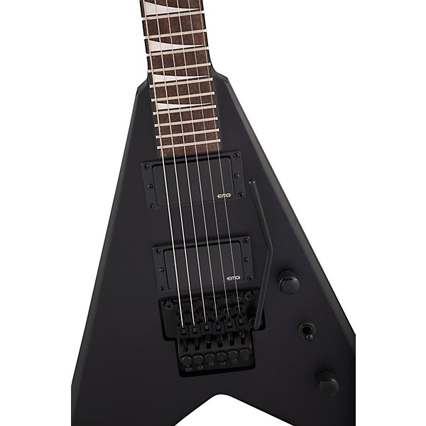 Open Box Jackson KVXMG King V X Series Electric Guitar Electric Guitar Level 2 Satin Black 194744176685