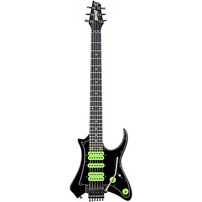 Traveler Guitar Vaibrant 88 Deluxe Electric Guitar Cosmic Black for sale