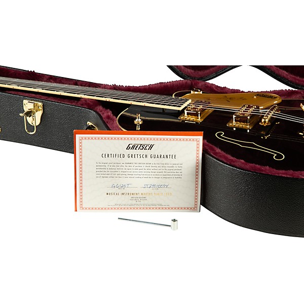 Gretsch Guitars G6120T-SW Steve Wariner Signature Nashville Gentleman With Bigsby Electric Guitar Magic Black