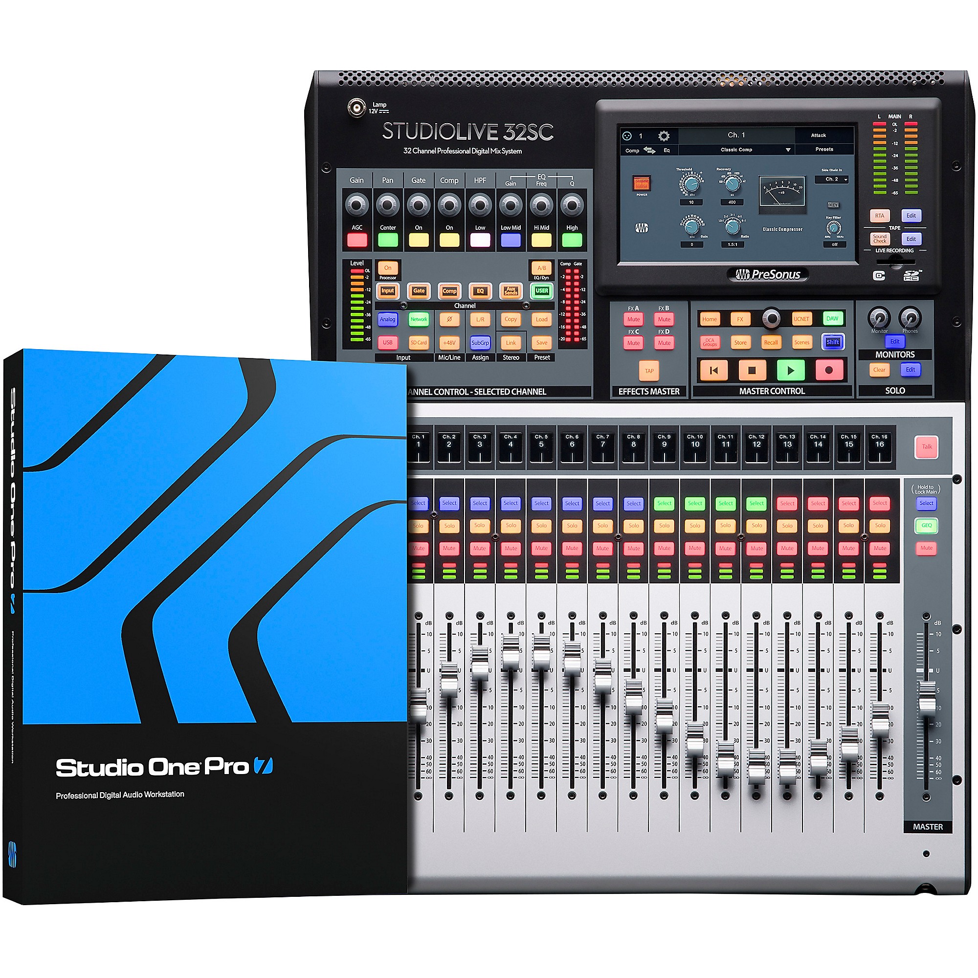 presonus studio channel 送料無料 Amazon.com: PreSonus STUDIOCHANNEL Vacuum-Tube Channel Strip, Blue