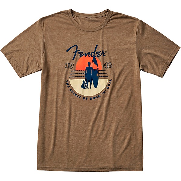 Fender Sunset Spirit T-Shirt XX Large Olive