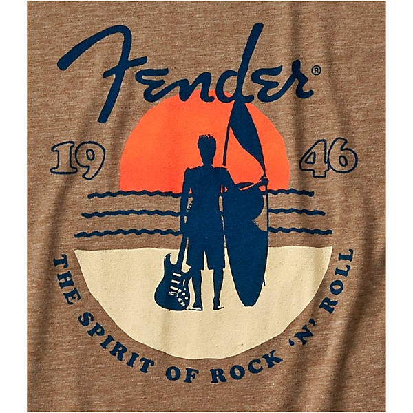 Fender Sunset Spirit T-Shirt XX Large Olive