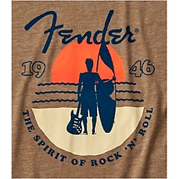Fender Sunset Spirit T-Shirt Small Olive