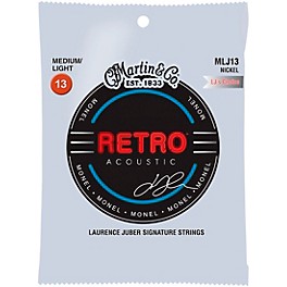 Martin MLJ13 Retro Medium/Light Guitar Strings (LJ's Choice) - 6 Strings