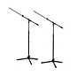 Musician's Gear Tripod Microphone Stand With Telescoping Boom Black 2-Pack thumbnail