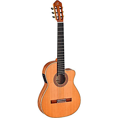 Ortega Bwsm/2 Ben Woods Signature Flamenco Acoustic-Electric Guitar Natural for sale