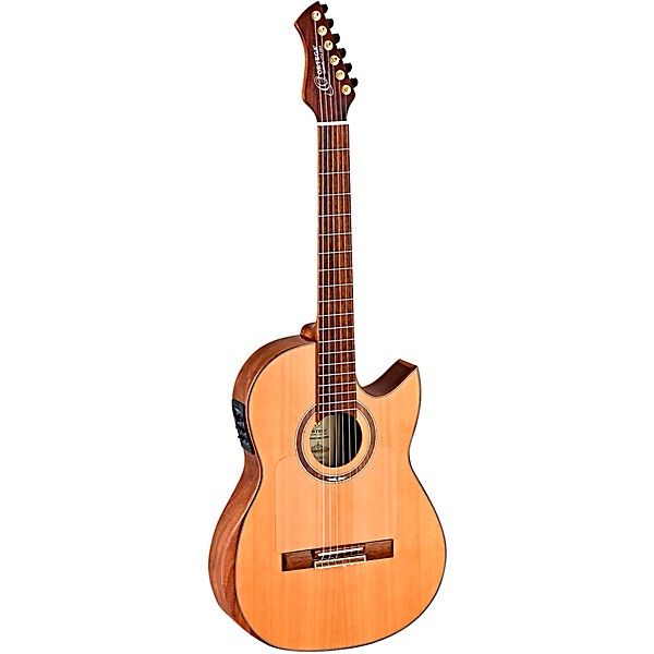 Open Box Ortega Ben Woods Flametal-Two Signature Flamenco Guitar Level 2 Natural 194744840210