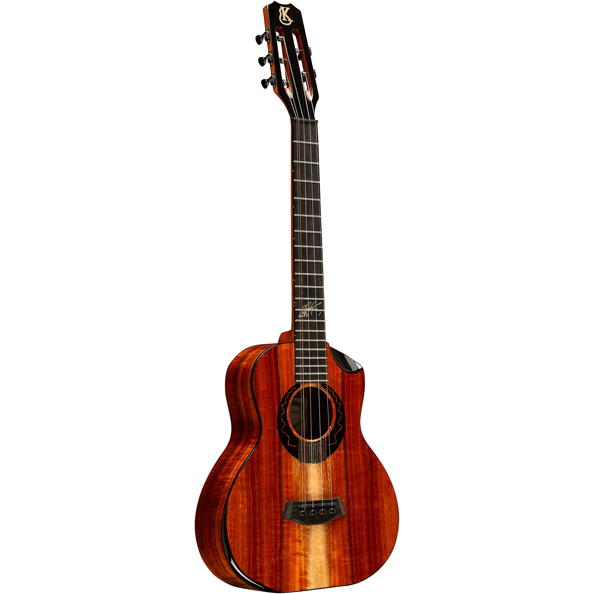 Platinum Kanile'a Ukulele Willie K 5-String Super Tenor Ukulele