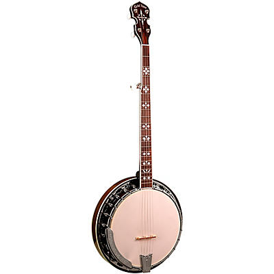 Gold Tone Bg-150F Left-Handed Bluegrass Banjo With Flange Vintage Brown for sale