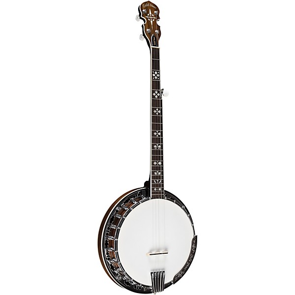 Gold Tone BG-150F Left-Handed Bluegrass Banjo with Flange Vintage Brown