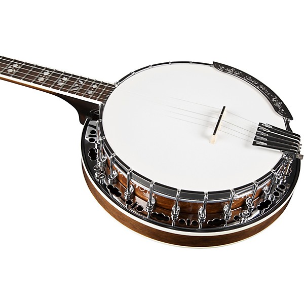 Gold Tone BG-150F Left-Handed Bluegrass Banjo with Flange Vintage Brown