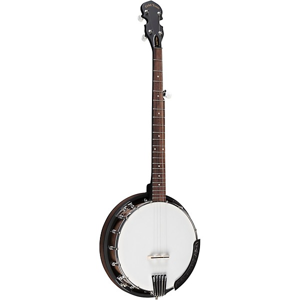 Gold Tone Cripple Creek CC-50RP/L Left-Handed Resonator Banjo With Planetary Tuners and Gig Bag Vintage Brown
