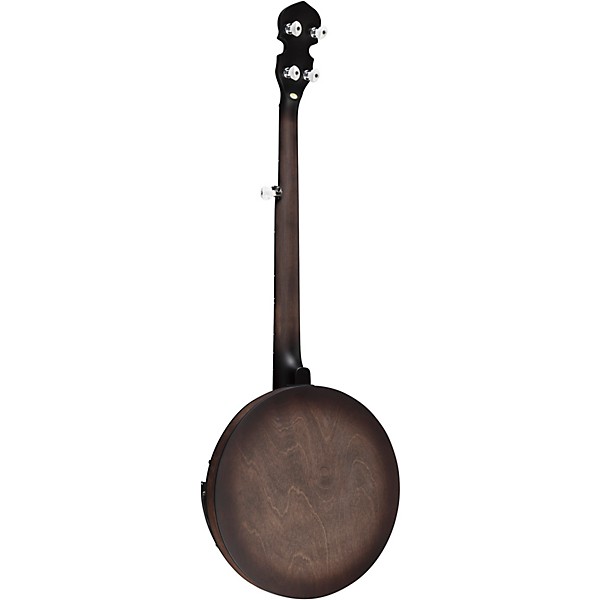 Gold Tone Cripple Creek CC-50RP/L Left-Handed Resonator Banjo With Planetary Tuners and Gig Bag Vintage Brown