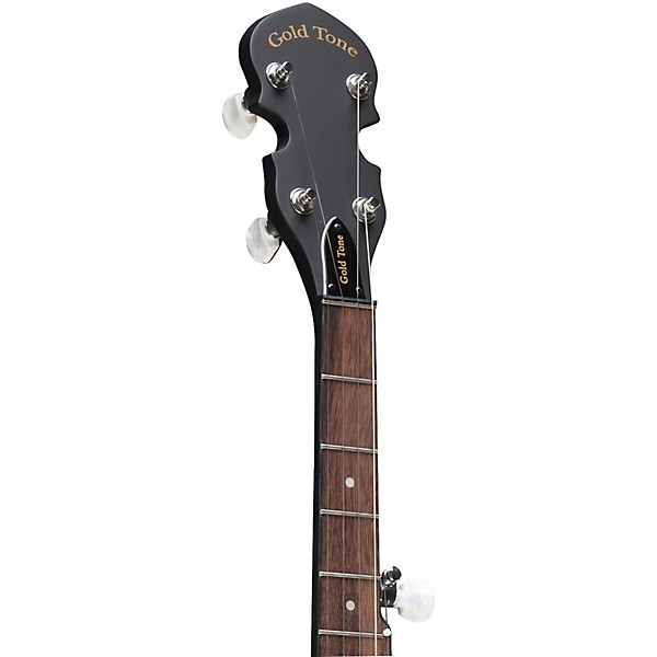 Gold Tone Cripple Creek CC-50RP/L Left-Handed Resonator Banjo With Planetary Tuners and Gig Bag Vintage Brown