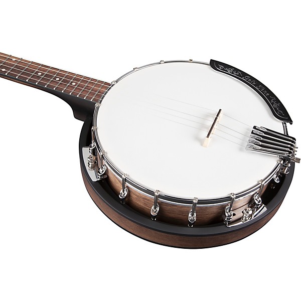 Gold Tone Cripple Creek CC-50RP/L Left-Handed Resonator Banjo With Planetary Tuners and Gig Bag Vintage Brown