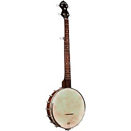 Gold Tone Cripple Creek Left-Handed Banjo Clawhammer Package Vintage Brown