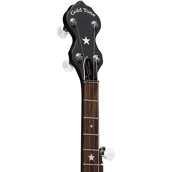 Gold Tone CC-OTA/L Left-Handed A-Scale Cripple Creek Banjo Clawhammer Package Vintage Brown