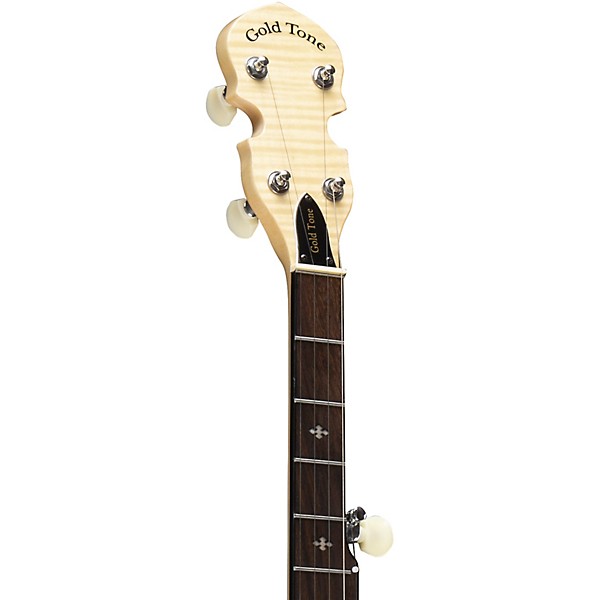 Gold Tone CC-100R/L Left-Handed Cripple Creek Resonator Banjo Gloss Natural