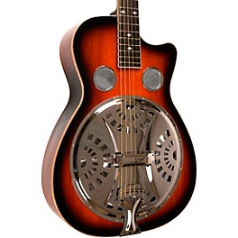 Gold Tone PBR-CA Paul Beard Signature-Series Roundneck Resonator Guitar with Cutaway Tobacco Sunburst