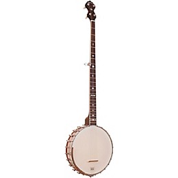 Gold Tone OT-800LN Left-Handed Old Time Long Neck Banjo with Case Vintage Brown