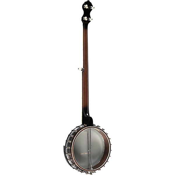 Gold Tone OT-800LN Left-Handed Old Time Long Neck Banjo with Case Vintage Brown