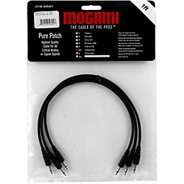Mogami Pure Patch Modular Synth VC Cables - 3 Pack 1 ft.