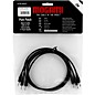 Mogami Pure Patch Modular Synth VC Cables - 3 Pack 2 ft.
