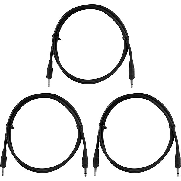 Mogami Pure Patch Modular Synth VC Cables - 3 Pack 3 ft.