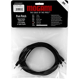 Mogami Pure Patch Modular Synth VC Cables - 3 Pack 3 ft.