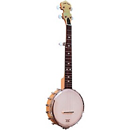 Gold Tone CC-Mini/L Left-Handed Cripple Creek Mini Banjo With Bag Gloss Natural