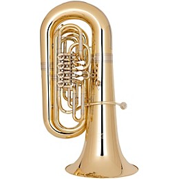 Miraphone Hagen 496 Series 4-Valve 5/4 BBb Tuba Yellow Brass Lacquer