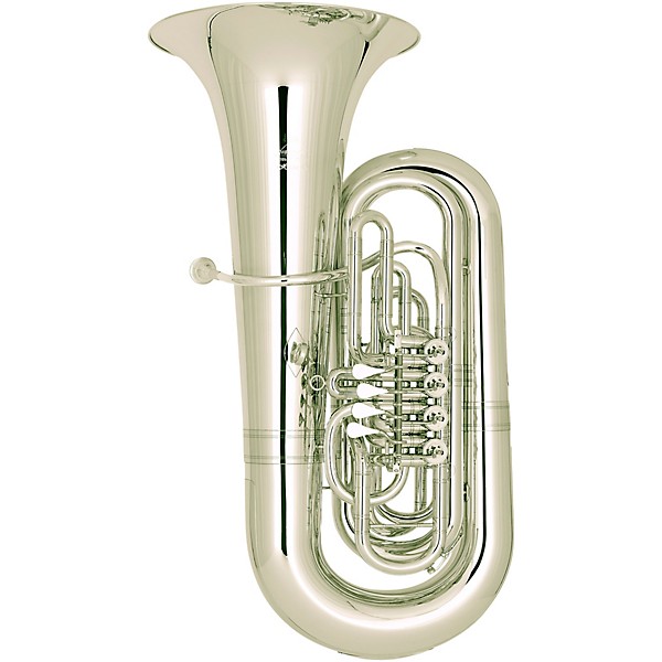 Miraphone Hagen 496 Series 4-Valve 5/4 BBb Tuba Yellow Brass Silver