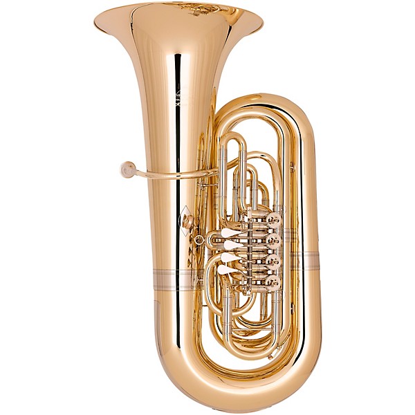 Miraphone Hagen 496 Series 4-Valve 5/4 BBb Tuba Gold Brass Lacquer