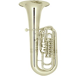 Miraphone Elektra 481B Series 5-Valve 5/4 F Tuba Yellow Brass Silver