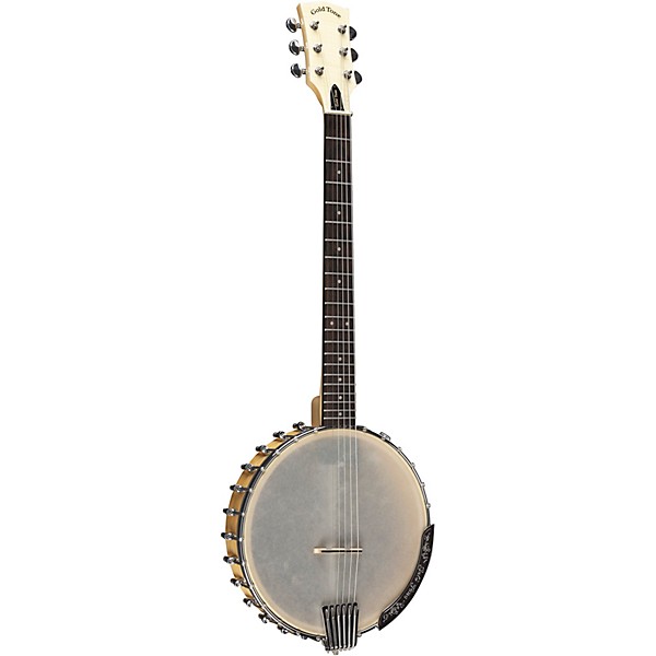 Gold Tone Left-Handed 6-String Banjo Guitar Gloss Natural