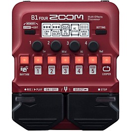 Zoom B1 FOUR Bass Multi-Effects Processor