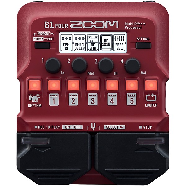 Zoom B1 FOUR Bass Multi-Effects Processor