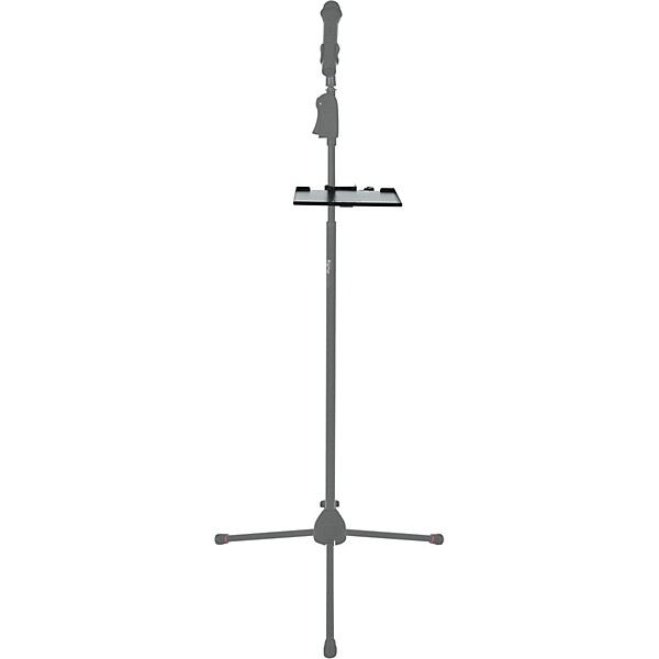 Gator GFW-SHELF0909 Gator Frameworks small microphone stand clamp-on utility shelf, capacity up to 10lbs.