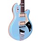 Supro 1296 Supro Silverwood Solid Body Electric Guitar Daphne Blue