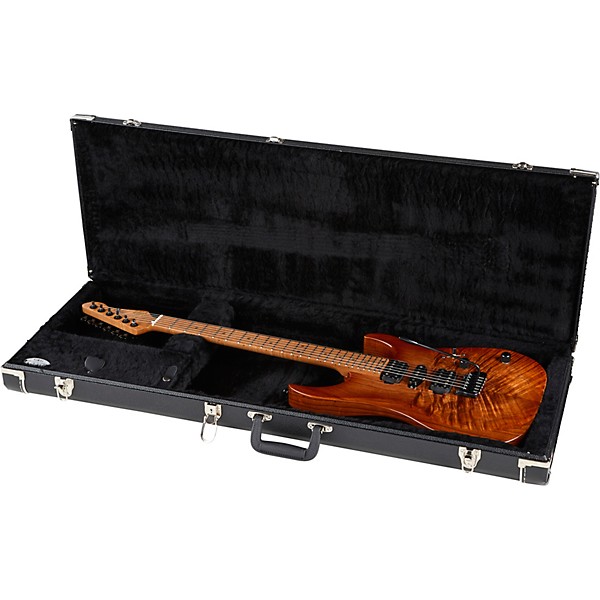 LsL Instruments XT4-DX 24-Fret Exotic HSH Koa Top Electric Guitar Faded Iced Tea Burst