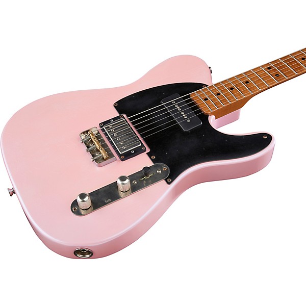LsL Instruments Bad Bone 290 Electric Guitar Ice Pink