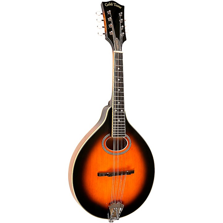 Gold Tone Left-Handed A-Style Mandolin with Pickup Vintage