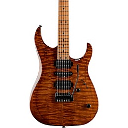 LsL Instruments XT4-DX 24-Fret Exotic HSH Roasted Quilt Maple Top Electric Guitar Gloss Natural