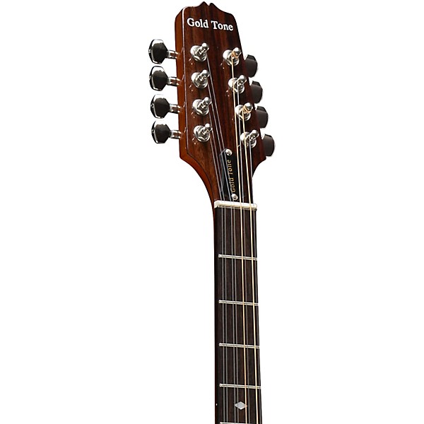 Gold Tone Irish Bouzouki Mandolin with Case Satin Natural